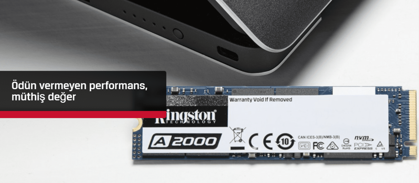 KINGSTON SA2000M8-500G A2000 NVMe 500Gb M.2 Sata Dahili SSD - haveForce