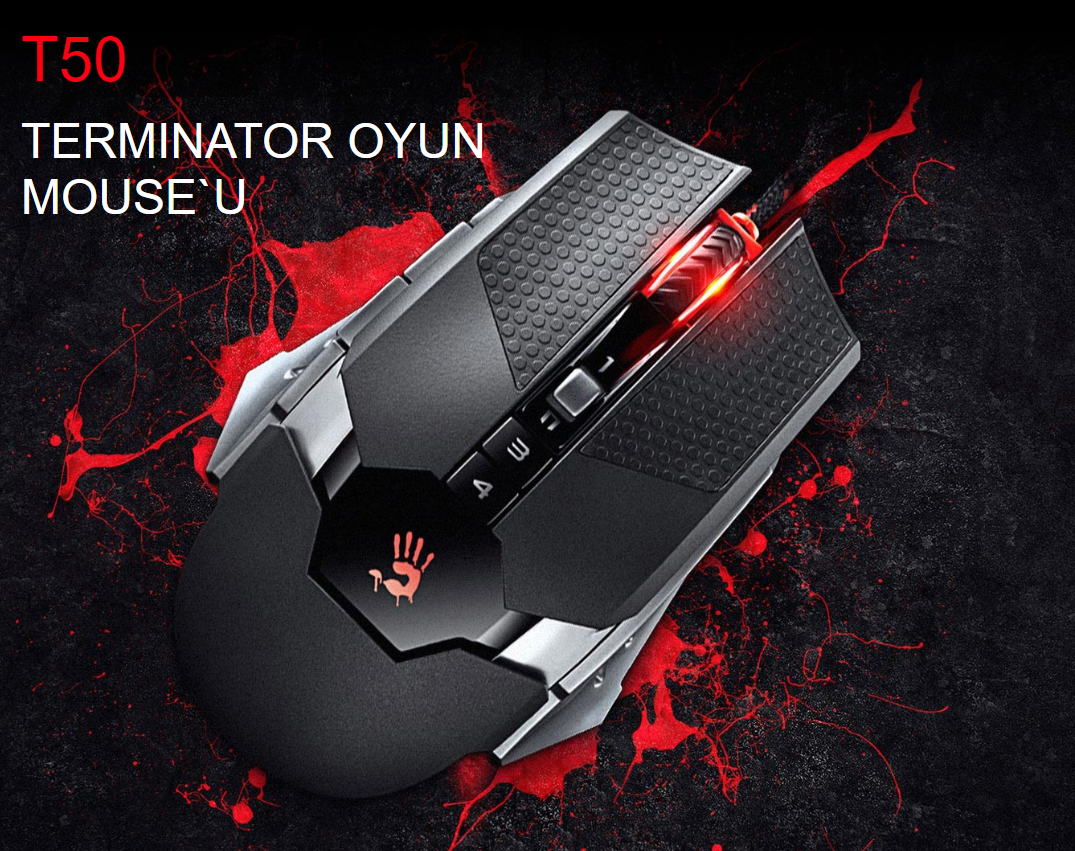 BLOODY T50 Siyah Multi Core Optik Gaming Mouse - haveForce